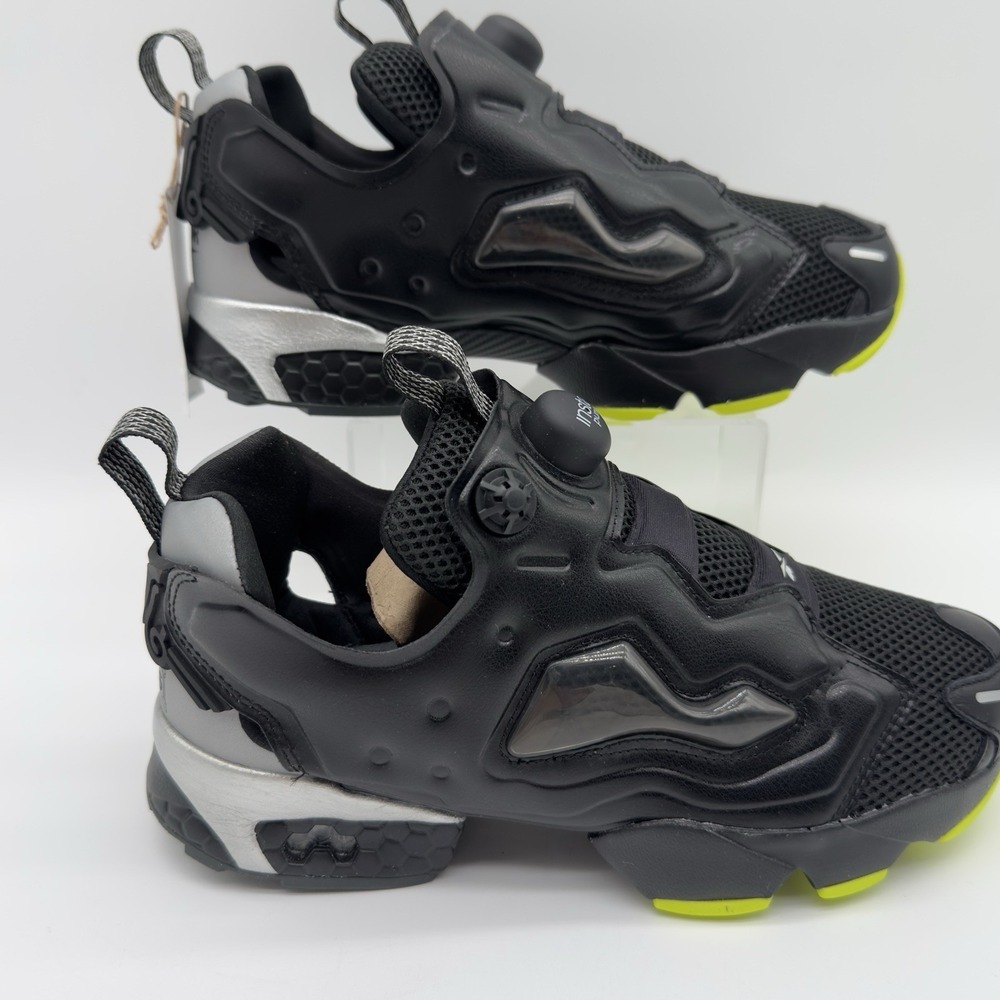 Reebok INSTAPUMP FURY 94 Running Shoes Men's Size 6.5 Blk/Gry/Lme - Picture 3 of 16